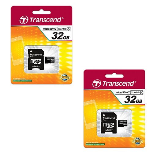 ACTIVEON LX Camcorder Memory Card 2 x 32GB microSDHC Memory Card with SD Adapter 2 Pack ACTIVEON LX Camcorder Memory Card 2 x 32GB microSDHC Memory Card with SD Adapter 2 Pack